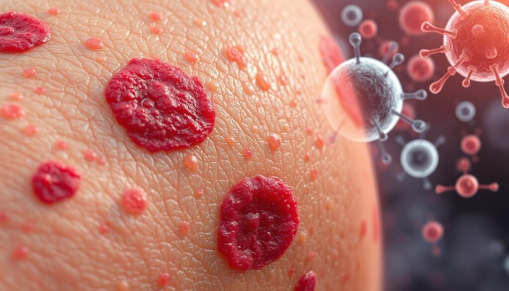 Allergic skin conditions and immune dysfunction