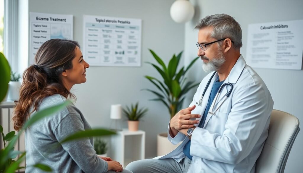 Consultation with Healthcare Professionals for Eczema Treatment